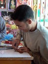 Ashraf, dessinateur talentueux