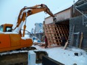 07/12/2010 - le mur de la terrasse est prêt à être posé